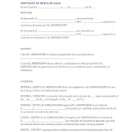 Contrato de renta de casa